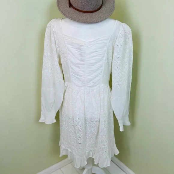 *NWT* LoveShackFancy Preslina White Eyelet Dress - Picture 9 of 12